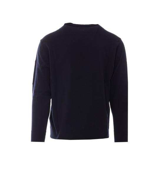 26FW 씨피 컴퍼니 스웨터 21CMKN069A 005528A888 Blue - C.P. COMPANY