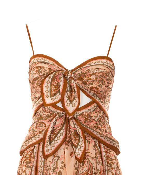 26FW 짐머만 미디 원피스 8062DSS261 PPSFL Pink - ZIMMERMANN