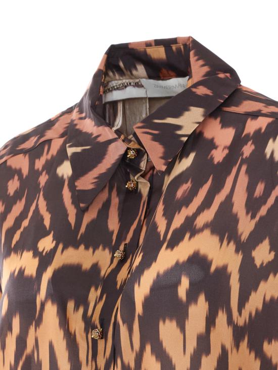 26FW 짐머만 셔츠 8466TSS261 CHCLIKT Brown - ZIMMERMANN