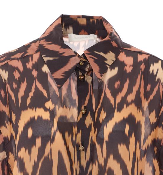 26FW 짐머만 셔츠 8466TSS261 CHCLIKT Brown - ZIMMERMANN