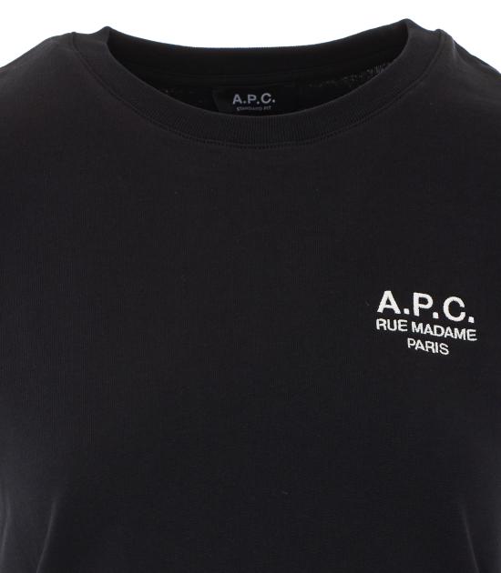 26FW 아페쎄 반팔 티셔츠 COHBU F26610 TZC Black - A.P.C.