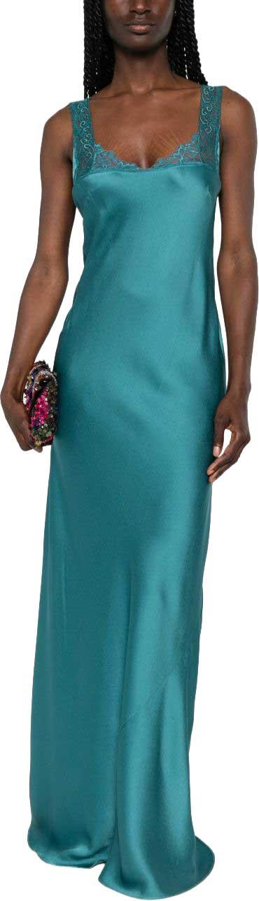 26FW 포르테포르테 롱 원피스 15070MYDRESSJADE GREEN - FORTE FORTE