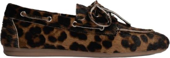 26SS 포사 로퍼 BOATLOAFERBRUSHEDLEATHERLEOPARD BEIGE