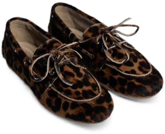 26SS 포사 로퍼 BOATLOAFERBRUSHEDLEATHERLEOPARD BEIGE - POSA