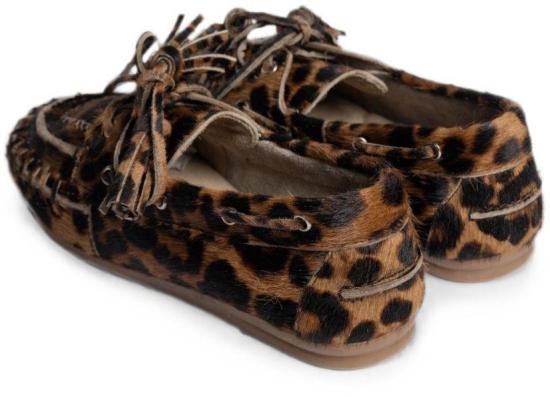 26SS 포사 로퍼 BOATLOAFERBRUSHEDLEATHERLEOPARD BEIGE - POSA