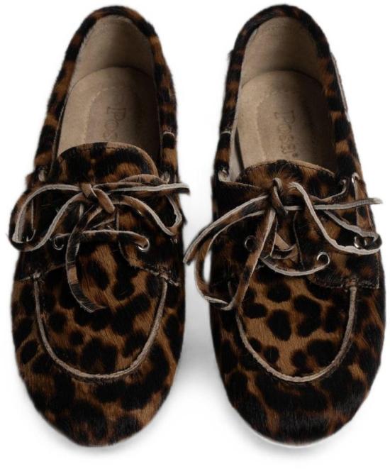 26SS 포사 로퍼 BOATLOAFERBRUSHEDLEATHERLEOPARD BEIGE - POSA