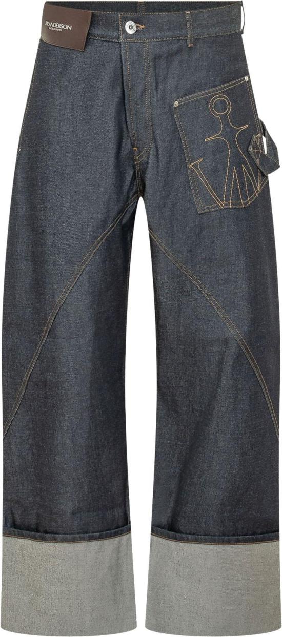 26FW JW앤더슨 데님 팬츠 DT0131PG1930870 NAVY