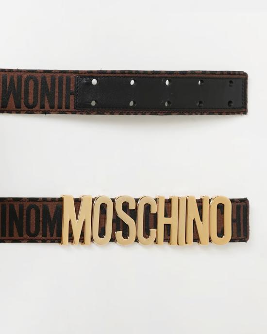 26SS 모스키노 레귤러 벨트 8001 8268 1103 MARRONE - MOSCHINO