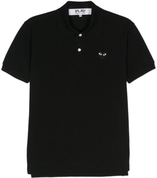 26SS 꼼데가르송 폴로 티셔츠 AXT0661 BLACK