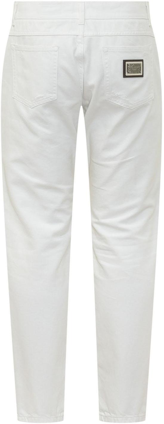 26FW 돌체앤가바나 레귤러 코튼 진 돌체앤가바나 GYJCCDG8PU2S9001 WHITE - DOLCE & GABBANA