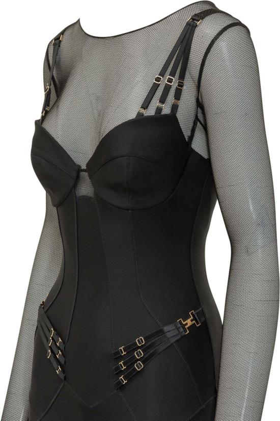 26SS 엘리자베타프랜치 점프수트 TU05661E2110 BLACK - ELISABETTA FRANCHI