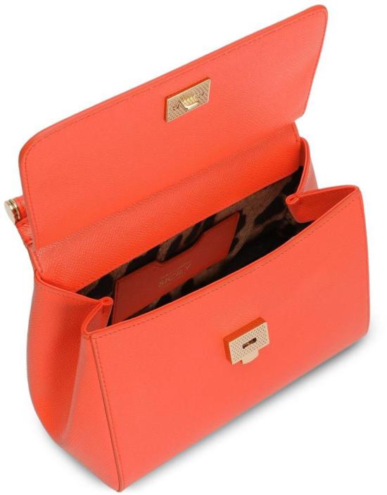 26FW 돌체앤가바나 미디움 시실리 핸드백 BB6003B100181166 ORANGE - DOLCE & GABBANA