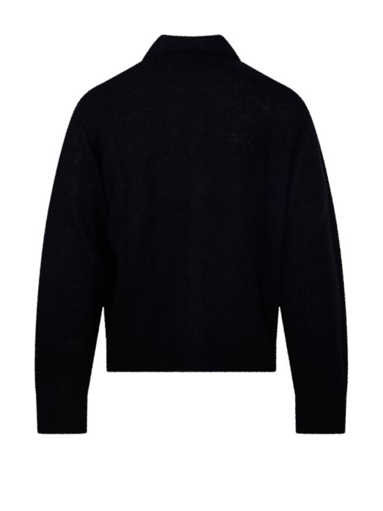 26FW 아워레가시 이브닝 폴로 가디건 M4213ECFSE BLACK FUZZY ALPACA - OUR LEGACY