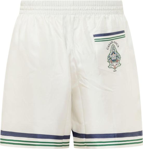 26FW 카사블랑카 숏팬츠 MPF26TR39901 WHITE - CASABLANCA