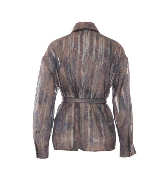 26FW 리우조 셔츠 UF6125T3260 L9146 Brown - LIU JO