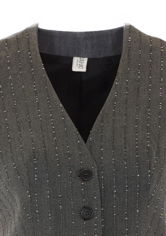 26FW 리우조 베스트 UF6118D0266 87457 Grey - LIU JO