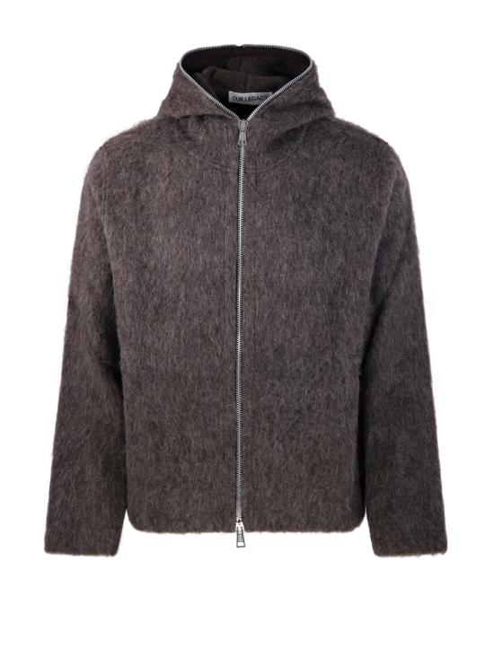 26FW 아워레가시 후드 티셔츠 몰 후드 티셔츠 몰 M2266FM MOLE GREY HAIRY WOOL