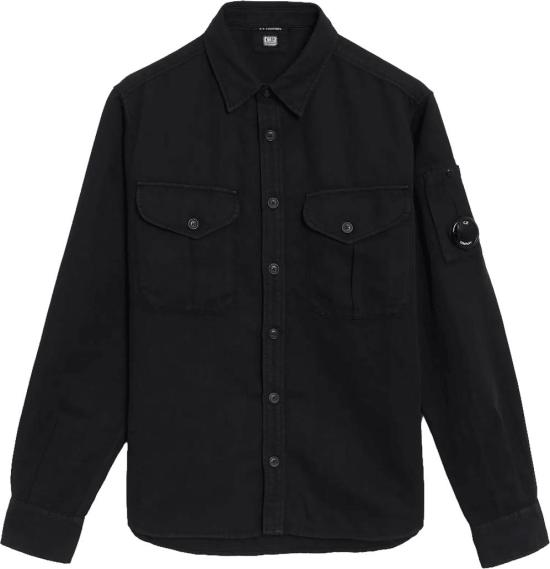 26SS 씨피 컴퍼니 긴팔 셔츠 SHIRTSLONGSLEEVEBLACK