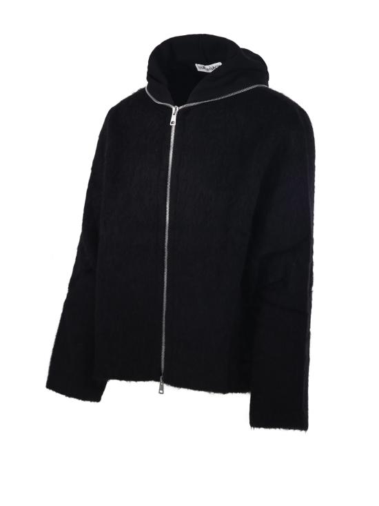 26FW 아워레가시 풀 집 후드 M4243FBH BLACK HAIRY WOOL - OUR LEGACY