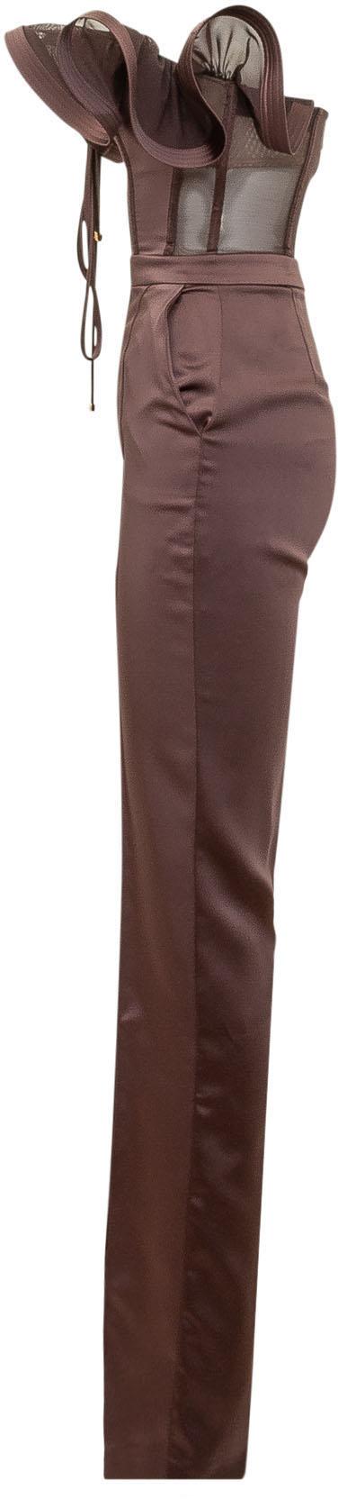 26SS 엘리자베타프랜치 점프수트 TU06562E2644 BROWN - ELISABETTA FRANCHI
