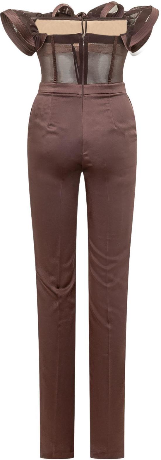 26SS 엘리자베타프랜치 점프수트 TU06562E2644 BROWN - ELISABETTA FRANCHI