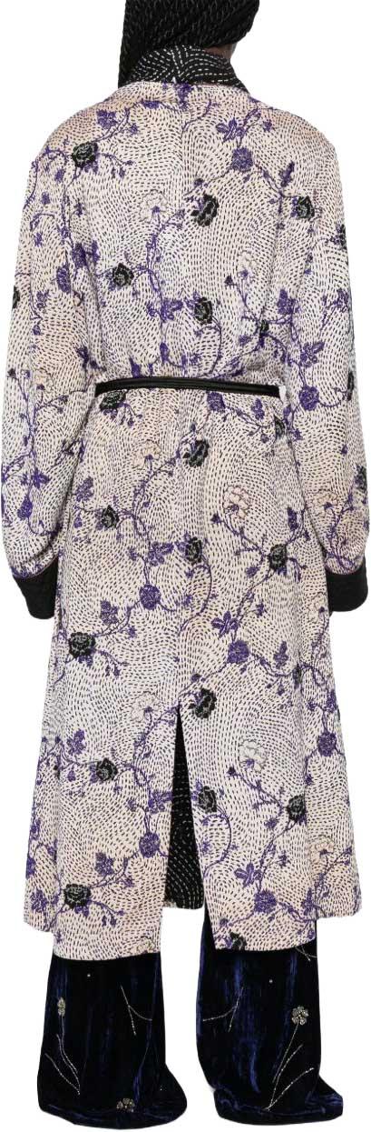 26FW 포르테포르테 트렌치 코트 15005MYCOATLAPISLAZZULI WHITE - FORTE FORTE