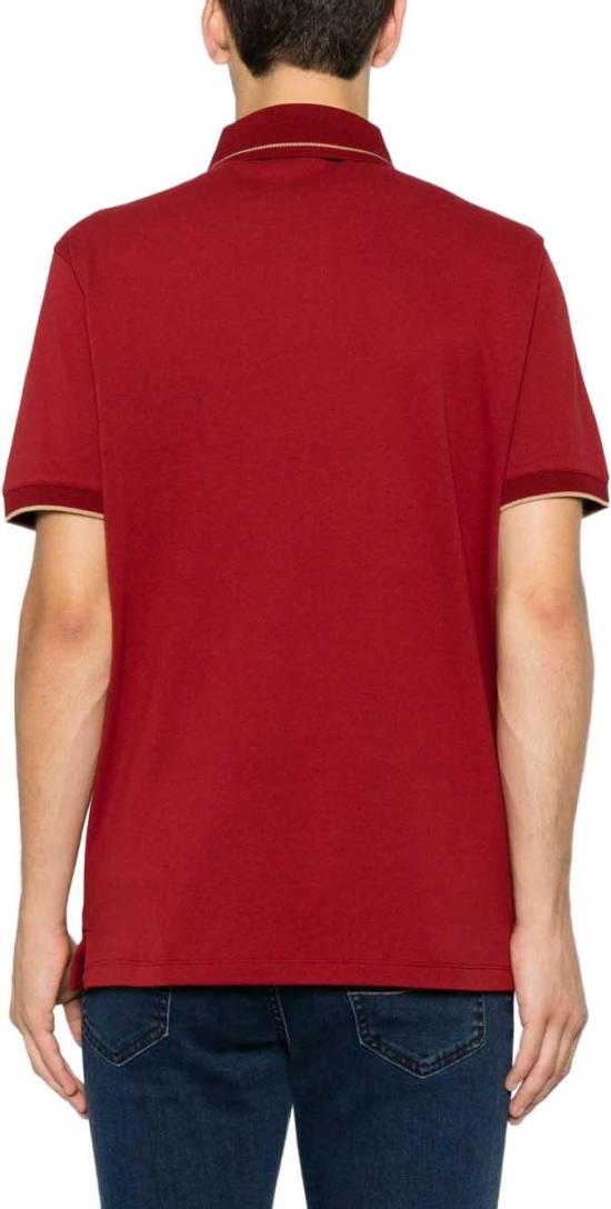 26FW 엠포리오 아르마니 폴로 티셔츠 EM006625AF12955U5087 MAROON - EMPORIO ARMANI
