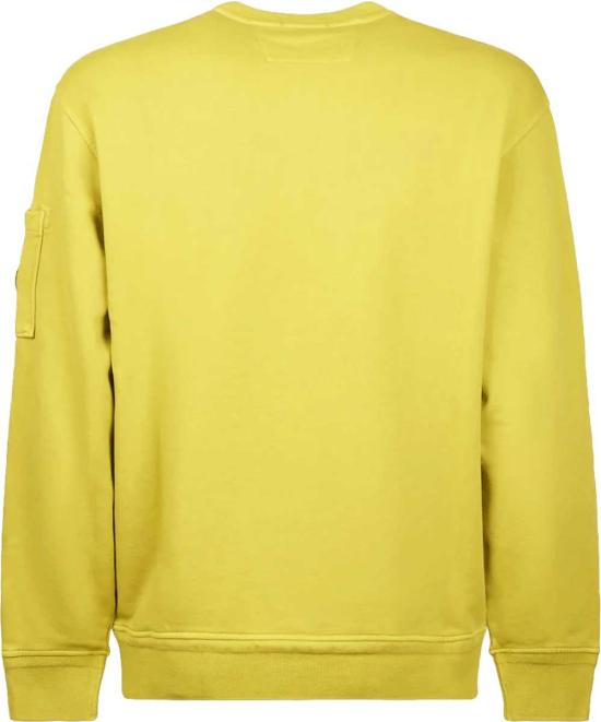 26SS 씨피 컴퍼니 스웨터 SWEATSHIRTSCREWNECKANTIQUEMOSS YELLOW - C.P. COMPANY