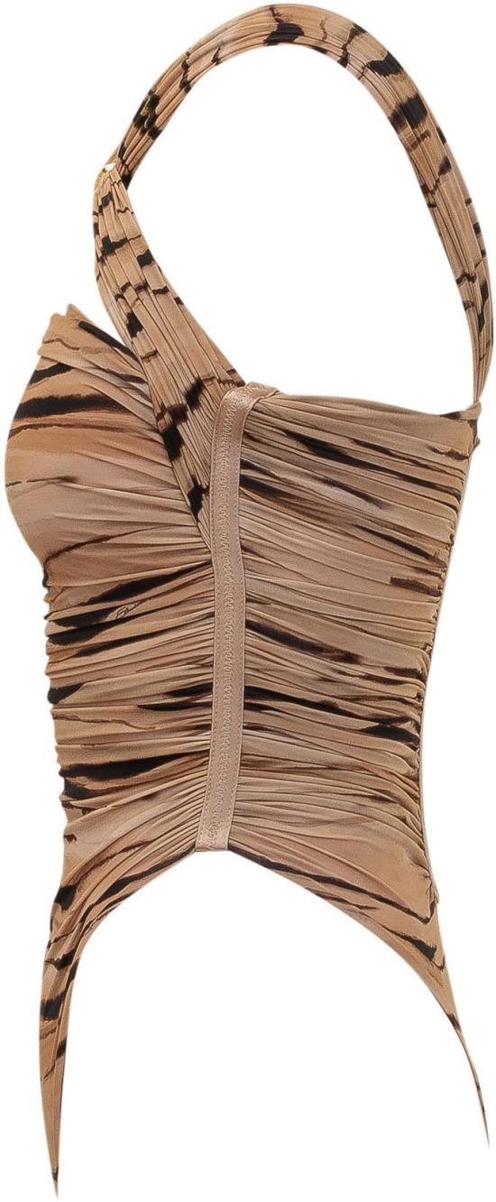 26SS 엘리자베타프랜치 바디수트 티셔츠 BO03362E2470 BEIGE - ELISABETTA FRANCHI
