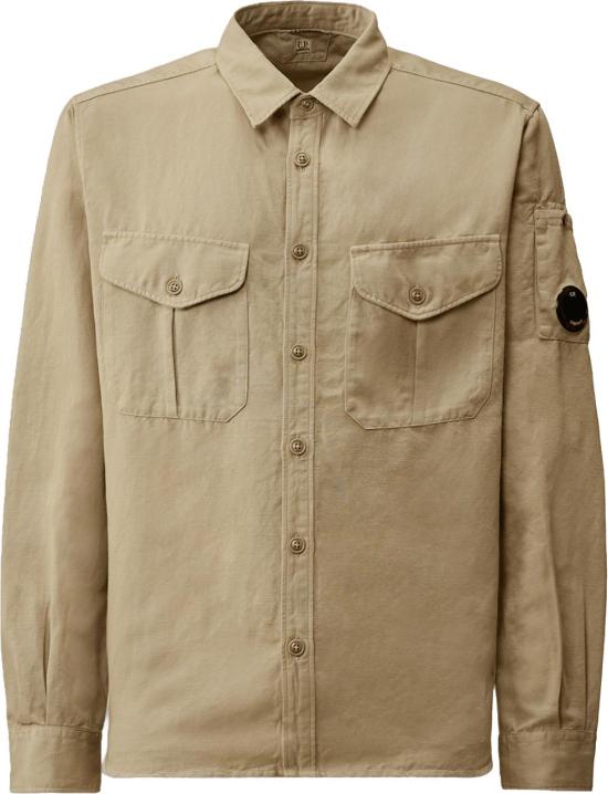 26SS 씨피 컴퍼니 긴팔 셔츠 SHIRTSLONGSLEEVEDOVE BEIGE