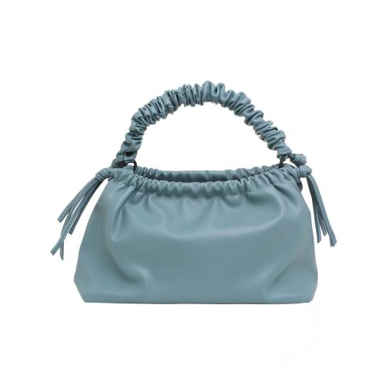  비스크 토트백 Hvisk Arcadia Structure Bag Iron Blue