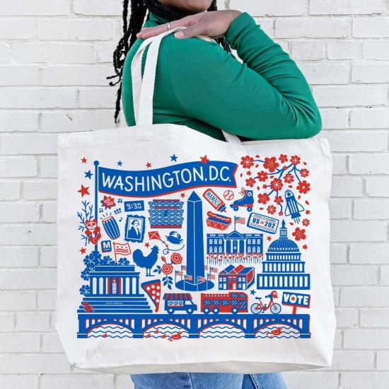 The Neighborgoods 토트백 네이버굿즈 DC 랜드마크 - OTHER BRANDS