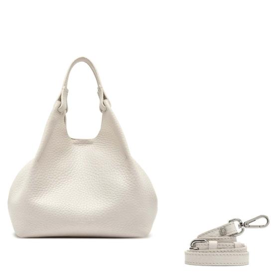  지아니 끼아리니 숄더백 Gianni Chiarini Dua 버킷 백 오프 화이트 - GIANNI CHIARINI