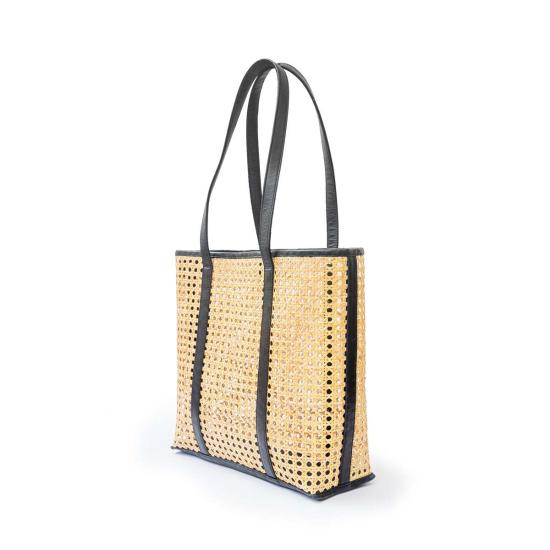  The Artisan & Company 숄더백 아티산 앤 컴퍼니 라탄 앤 레더 캐리올 - OTHER BRANDS