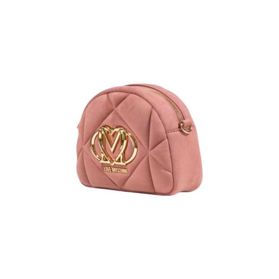  모스키노 가방 러브  스몰 스웨이드 가죽 핸드백 핑크 - MOSCHINO