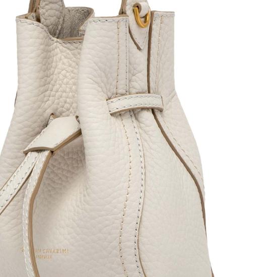  지아니 끼아리니 숄더백 Gianni Chiarini 시에나 버킷 백 오프 화이트 - GIANNI CHIARINI