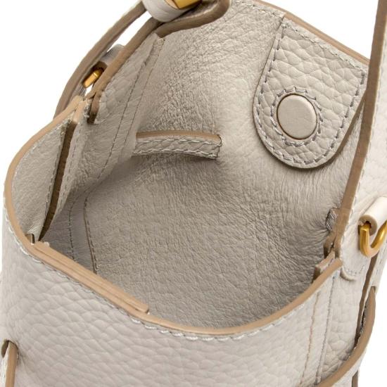  지아니 끼아리니 숄더백 Gianni Chiarini 시에나 버킷 백 오프 화이트 - GIANNI CHIARINI