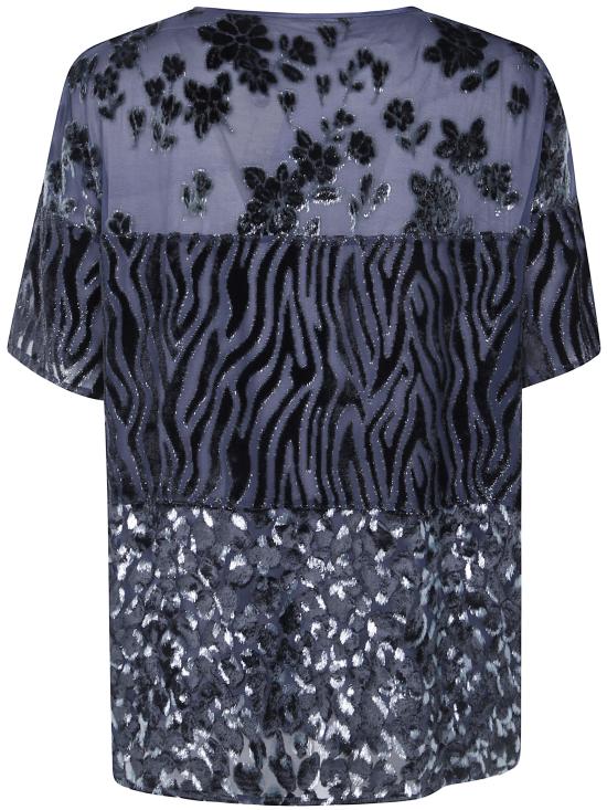 26FW 피에르루이마샤 반팔 티셔츠 PATCHWORK 12971 GREY MULTICOLOR - PIERRE LOUIS MASCIA