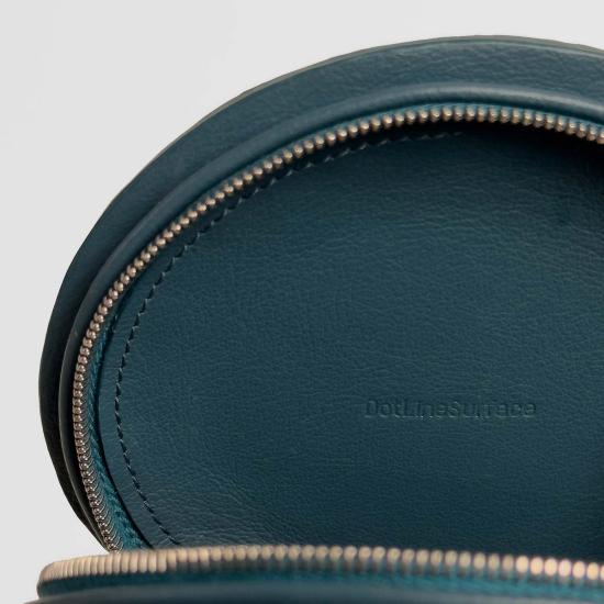  Dotlinesurface 키링 점선 표면 모서리 원형 미니 청록색 - OTHER BRANDS