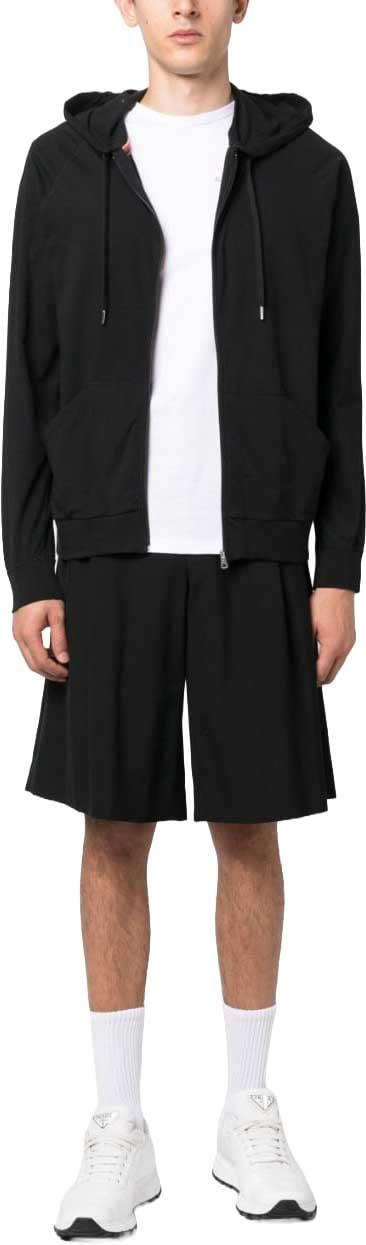 26FW 폴 스미스 코튼 저지 후드티 M1A500MAU279B79 BLACK - PAUL SMITH