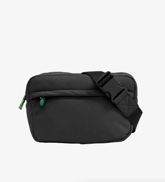  비스크 크로스백 Hvisk 베니스 트윌 힙색 추상적인 블랙