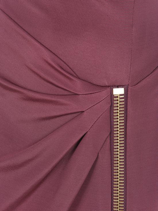 26FW 발망 롱 원피스 FF0RP900JL05 099 5DR DARK PURPLE - BALMAIN