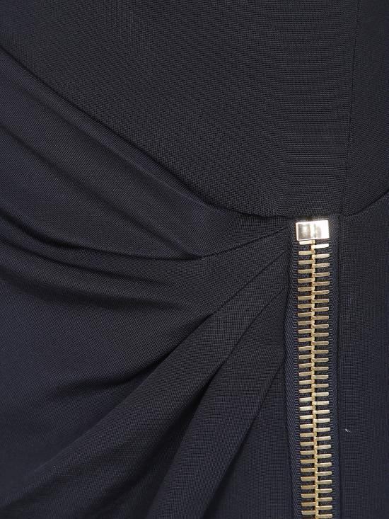 26FW 발망 롱 원피스 HF1RR834JL05 0PA BLACK - BALMAIN