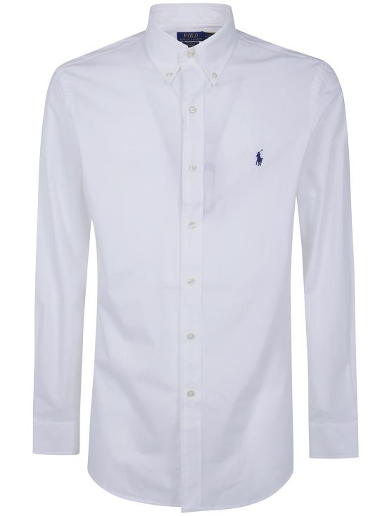 26FW 폴로 랄프로렌 커스텀 핏 코튼 포플린 포니 로고 셔츠 710 928 255 002 WHITE