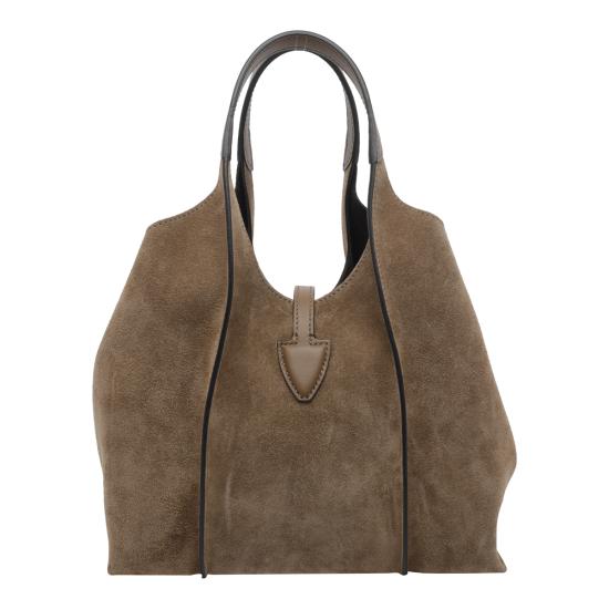 26FW 토즈 T 타임리스 미니 토트백 XBWTSBA9100 P3A7L44 Brown - TODS
