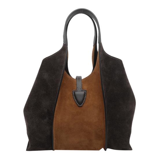 26FW 토즈 T 타임리스 미니 토트백 XBWTSBA9100 VJ06L62 Brown - TODS