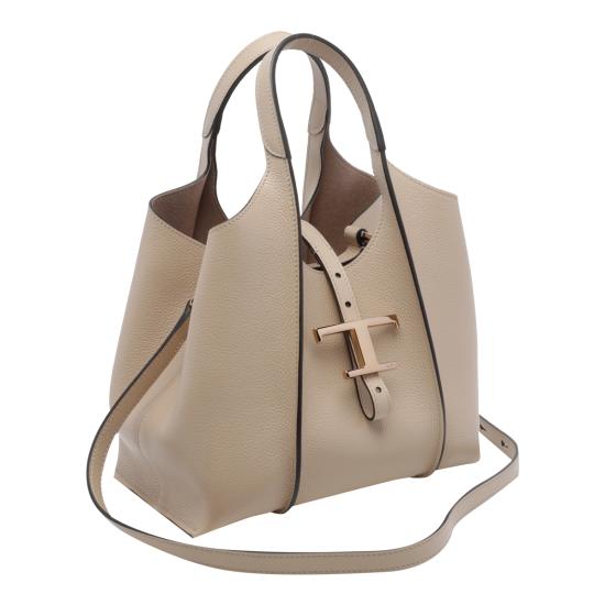 26FW 토즈 T 타임리스 미니 토트백 XBWTSBA9100 XSOC609 Beige - TODS