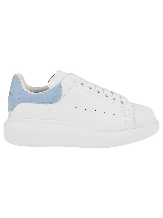 26FW 알렉산더 맥퀸 오버사이즈드 스니커즈 553770 WIAIH 9412 WHITE POWDER BLUE