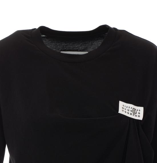 26FW MM6 메종마르지엘라 반팔 티셔츠 S52NF0018 M20048900 Black - MM6 MAISON MARGIELA