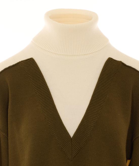 26FW MM6 메종마르지엘라 스웨터 S52HA0306 M13280962 Green - MM6 MAISON MARGIELA